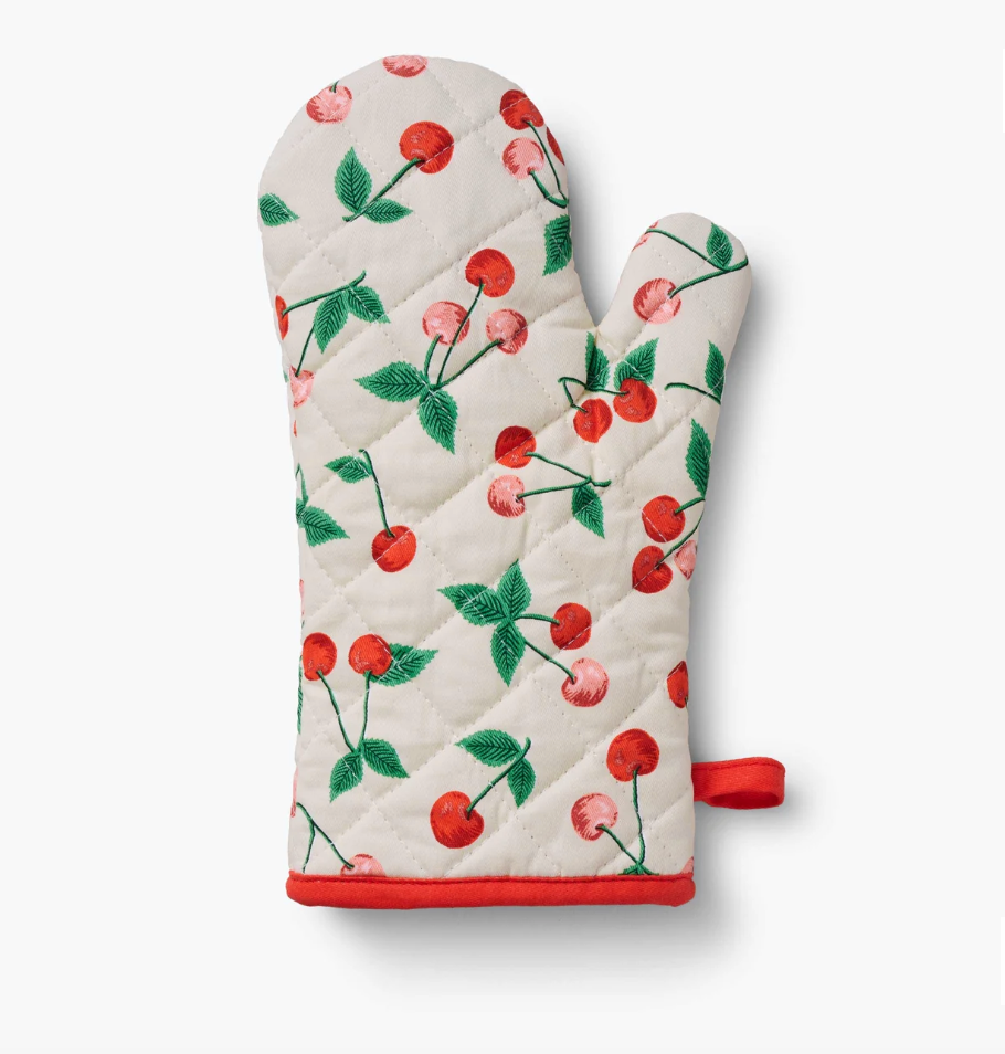 Rifle Paper Co. Cherries Oven Mitt