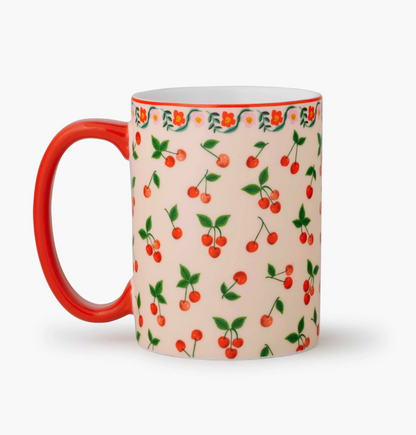 Rifle Paper Co. Cherries Porcelain Mug