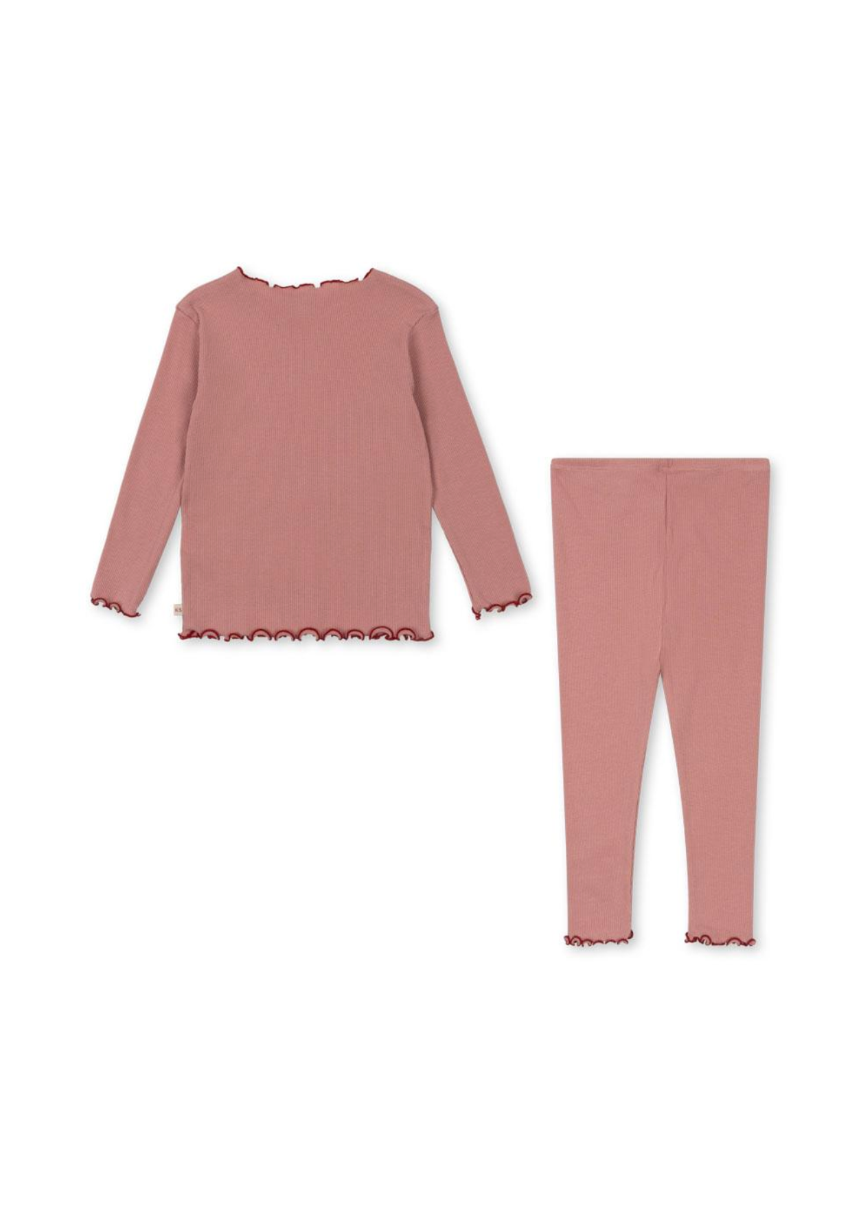 Konges Sløjd Rivi Rib Set OCS - Mellow Rose