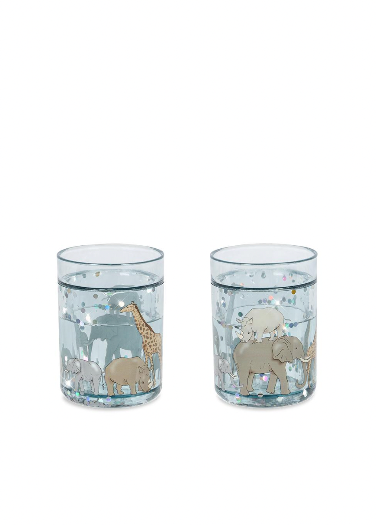 Konges Sløjd 2 Pack Glitter Cups - Safari