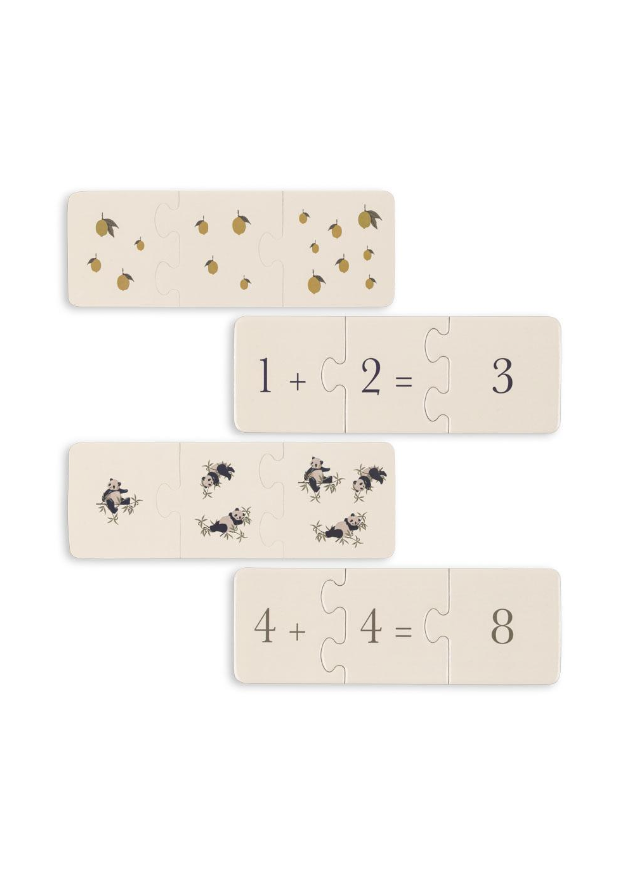 Konges Sløjd Cardboard Puzzle Math FSC - Multi