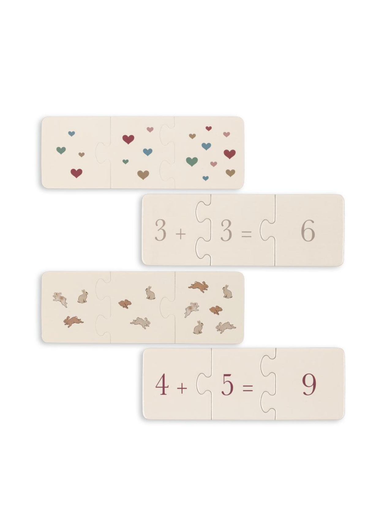 Konges Sløjd Cardboard Puzzle Math FSC - Multi