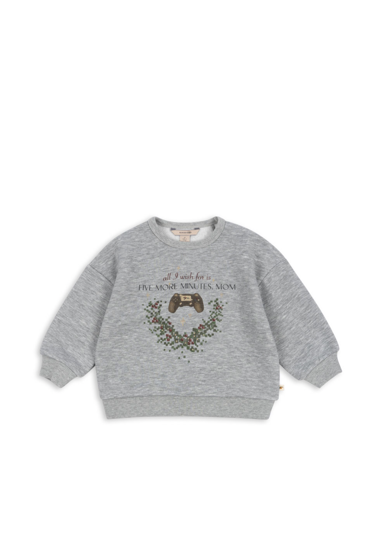 Konges Sløjd Lou Sweat Shirt Osc - Grey Melange