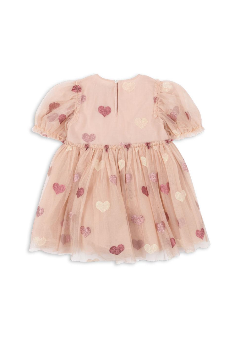 Konges Sløjd Tullie Dress - Heart Rose Glitter