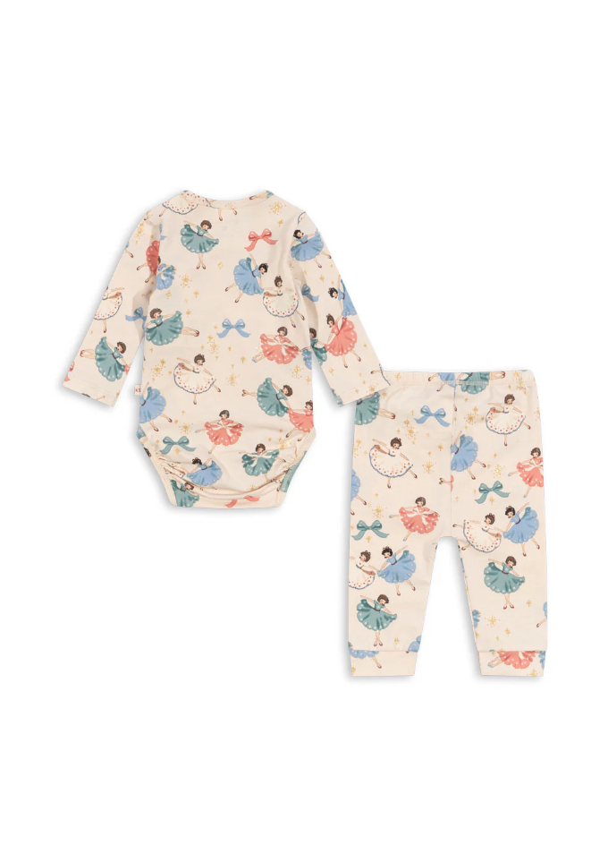 Konges Sløjd Basic Newborn Set Gots - Bow Ballerina