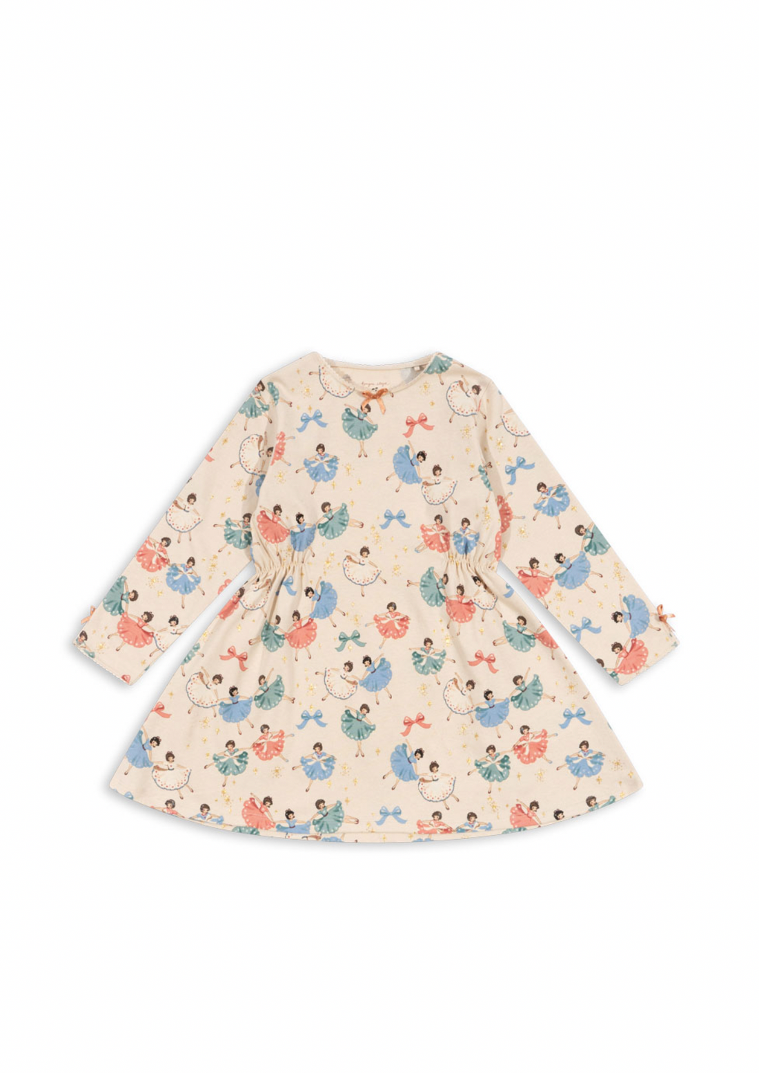 Konges Sløjd Drey Long Sleeve Dress Gots - Bow Ballerina