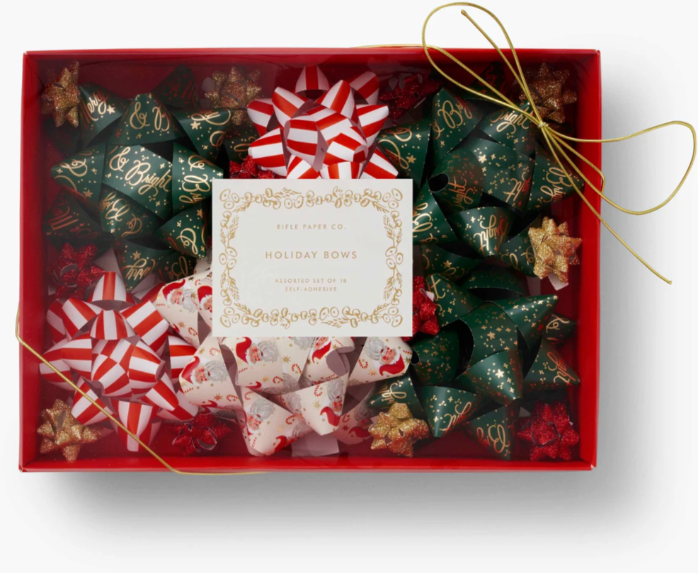 Rifle Paper Co. Holiday Bow Set