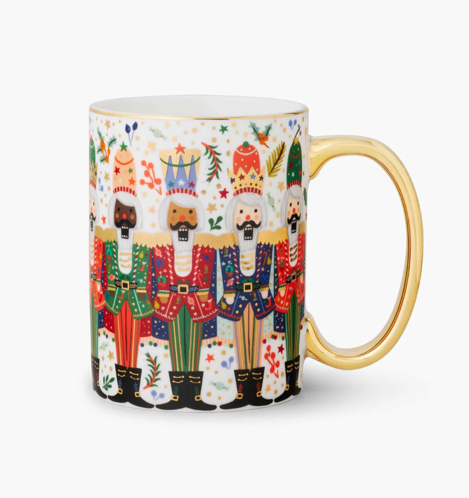 Rifle Paper Co. Nutcracker Brigade Porcelain Mug