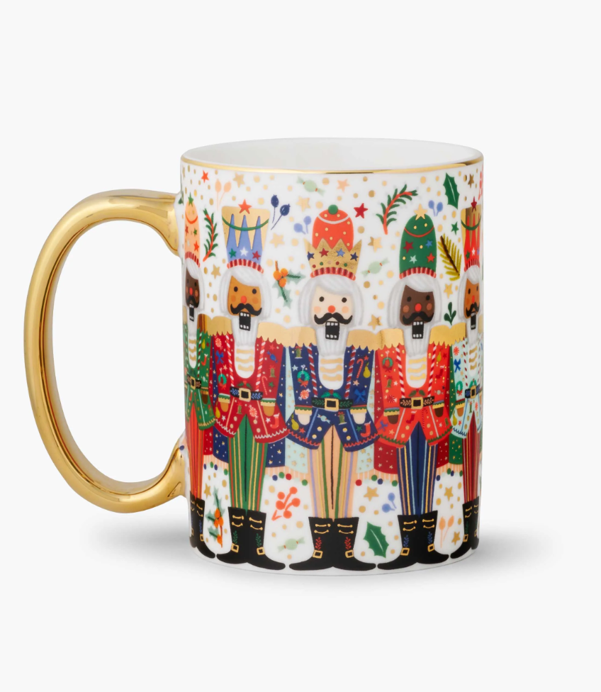 Rifle Paper Co. Nutcracker Brigade Porcelain Mug