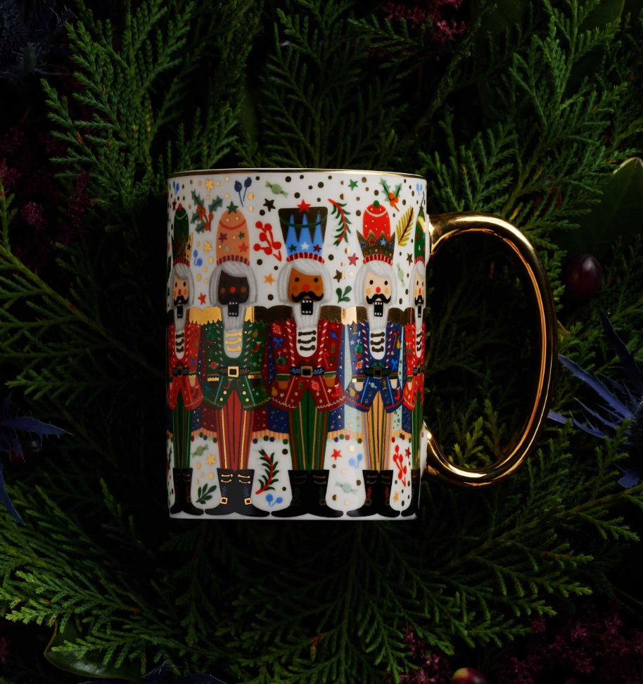 Rifle Paper Co. Nutcracker Brigade Porcelain Mug