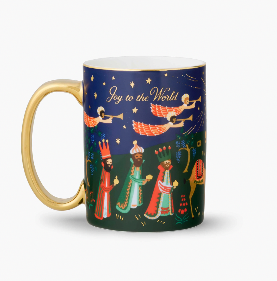 Rifle Paper Co. Nativity Scene Porcelain Mug