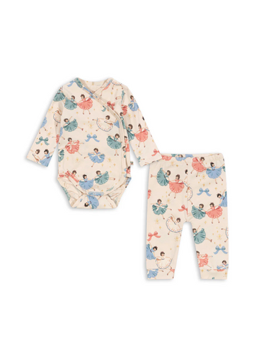 Konges Sløjd Basic Newborn Set Gots - Bow Ballerina