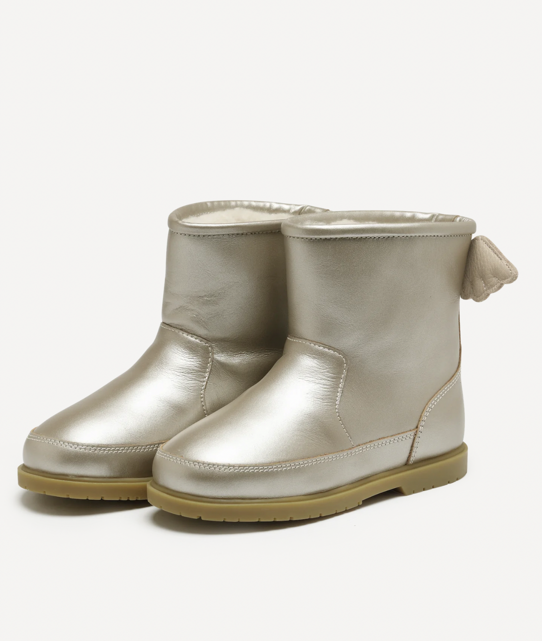 Donsje Angela Boots l Wings - Metallic Leather