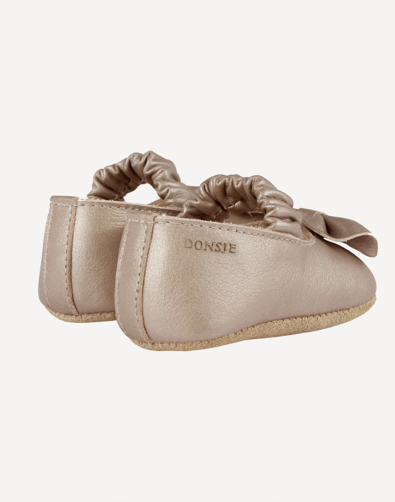 Donsje Neni Ballerinas - Powder Metallic Nubuck