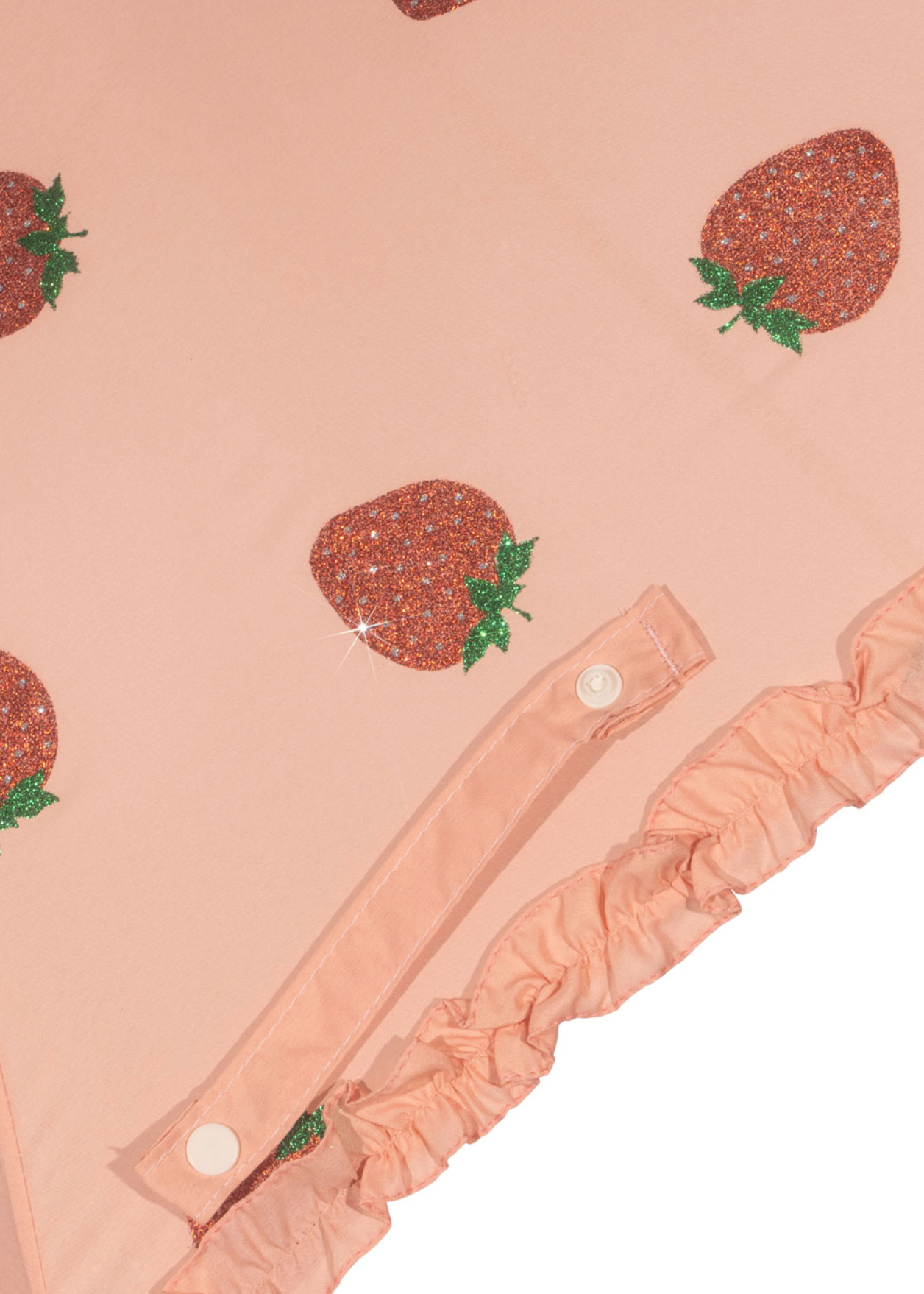 Konges Sløjd Frill Umbrella - Strawberry Glitter