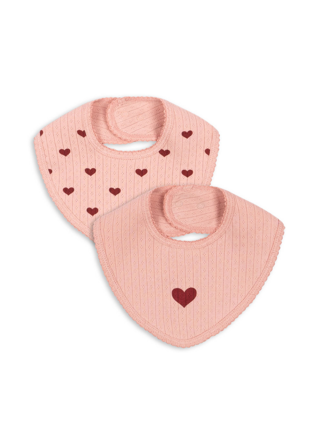 Konges Sløjd Minie 2 Pack Bib - Mellow Rose