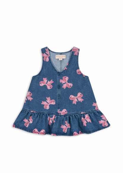 Konges Sløjd Magot Dress GOTS - Bella Bow Denim