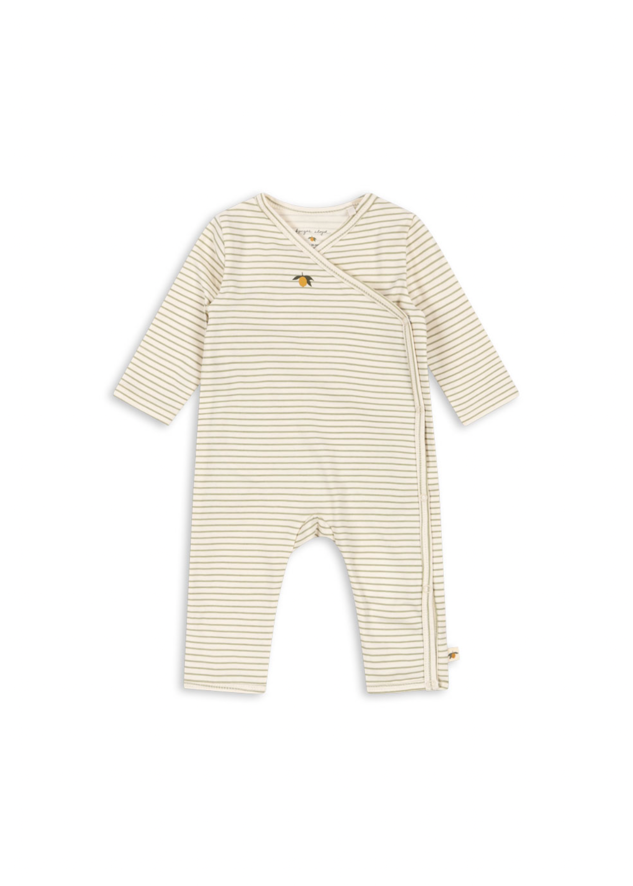 Konges Sløjd Basic Newborn Onesie GOTS - Tea Stripe