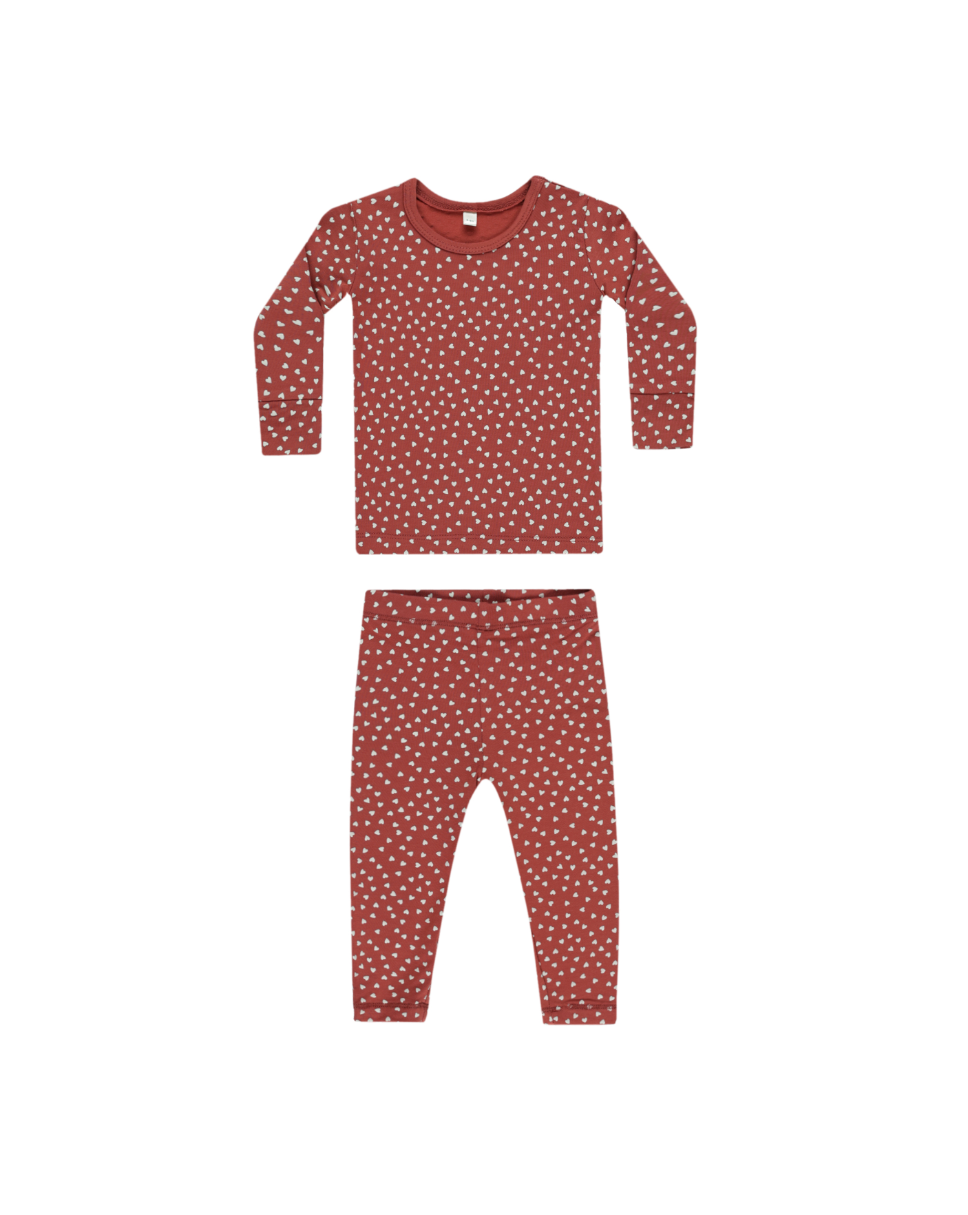 Quincy Mae Bamboo Pajama Set - Tiny Hearts