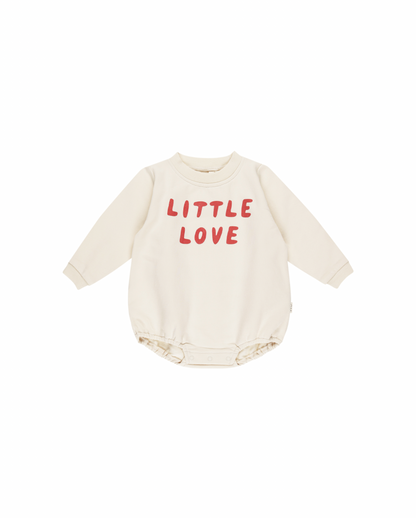 Quincy Mae Crewneck Bubble Romper - Little Love