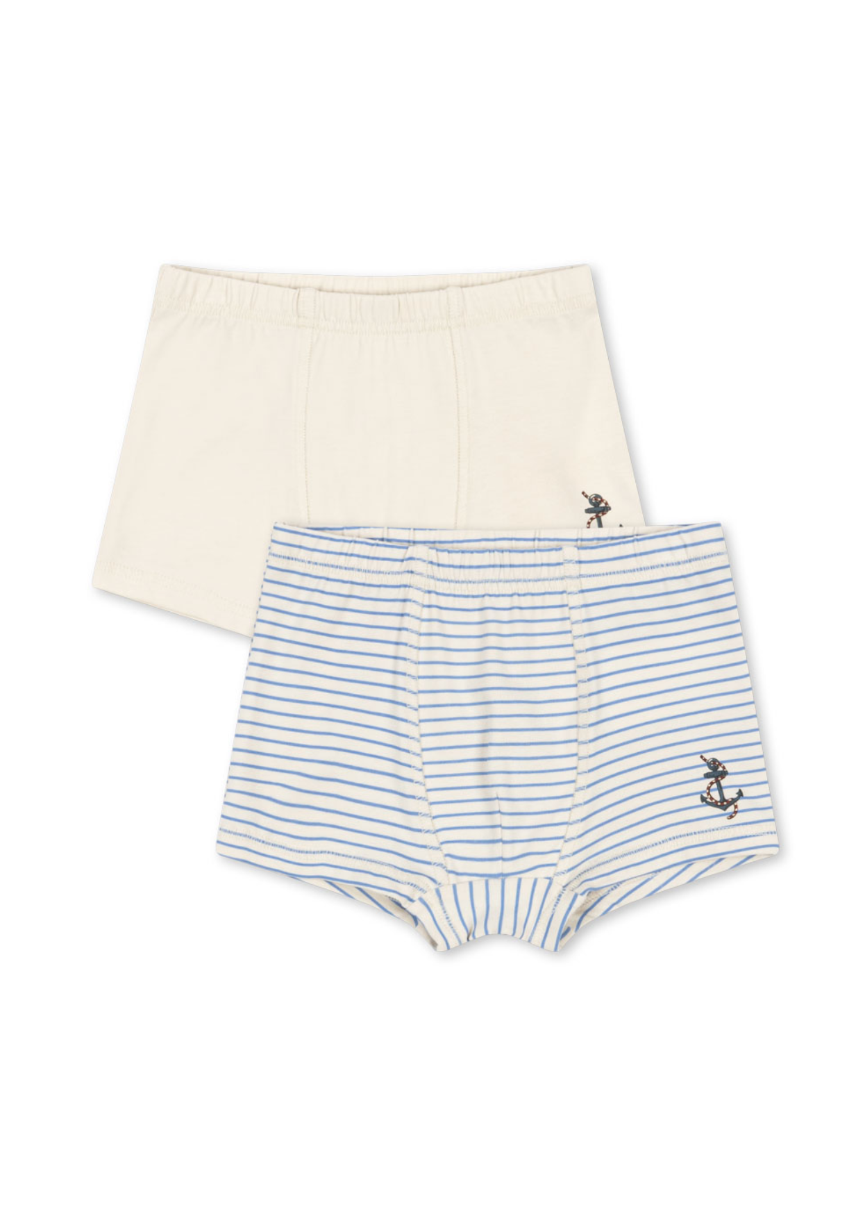 Konges Sløjd Basic 2 Pack Boy Boxers GOTS - Stripe Provence Mix