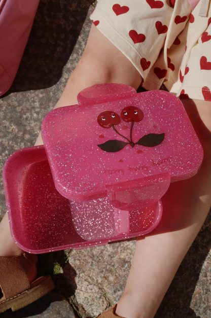 Konges Sløjd Lunch Box Glitter - Cherry Glitter