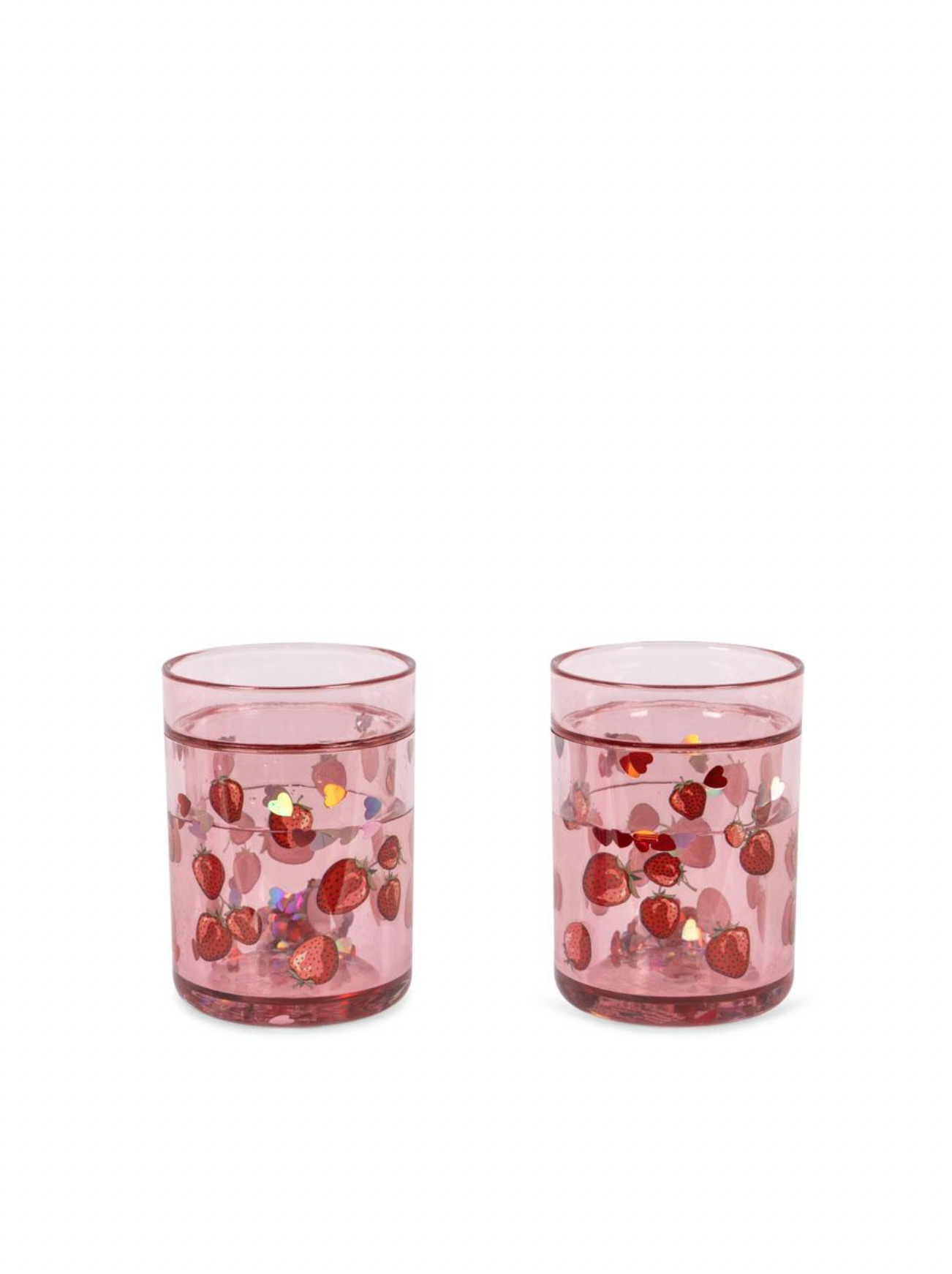 Konges Sløjd 2 Pack Glitter Cups - Fragola