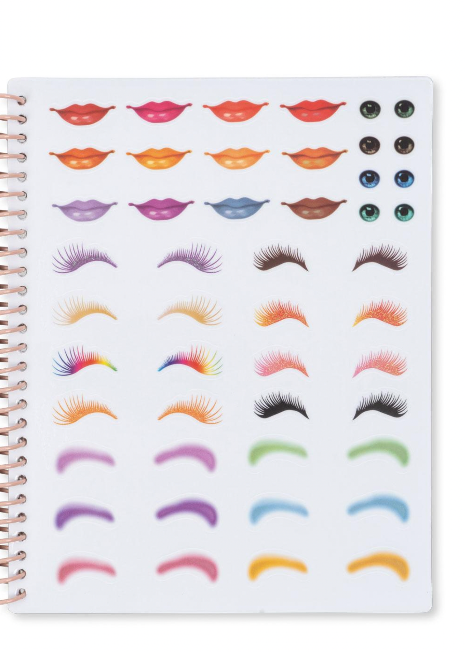 Konges Sløjd Glam Me Up Sticker Book FSC - Blush