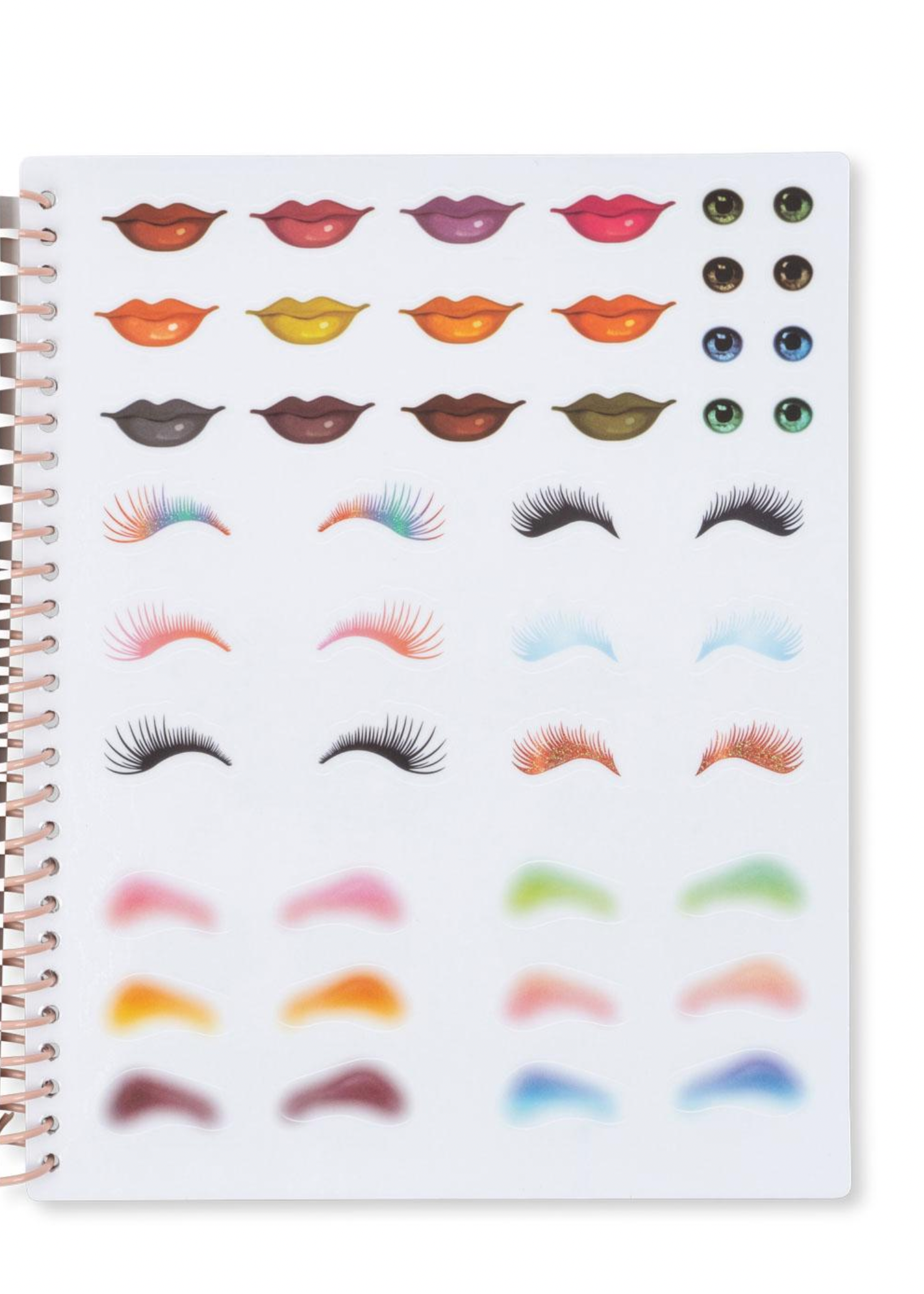 Konges Sløjd Glam Me Up Sticker Book FSC - Blush