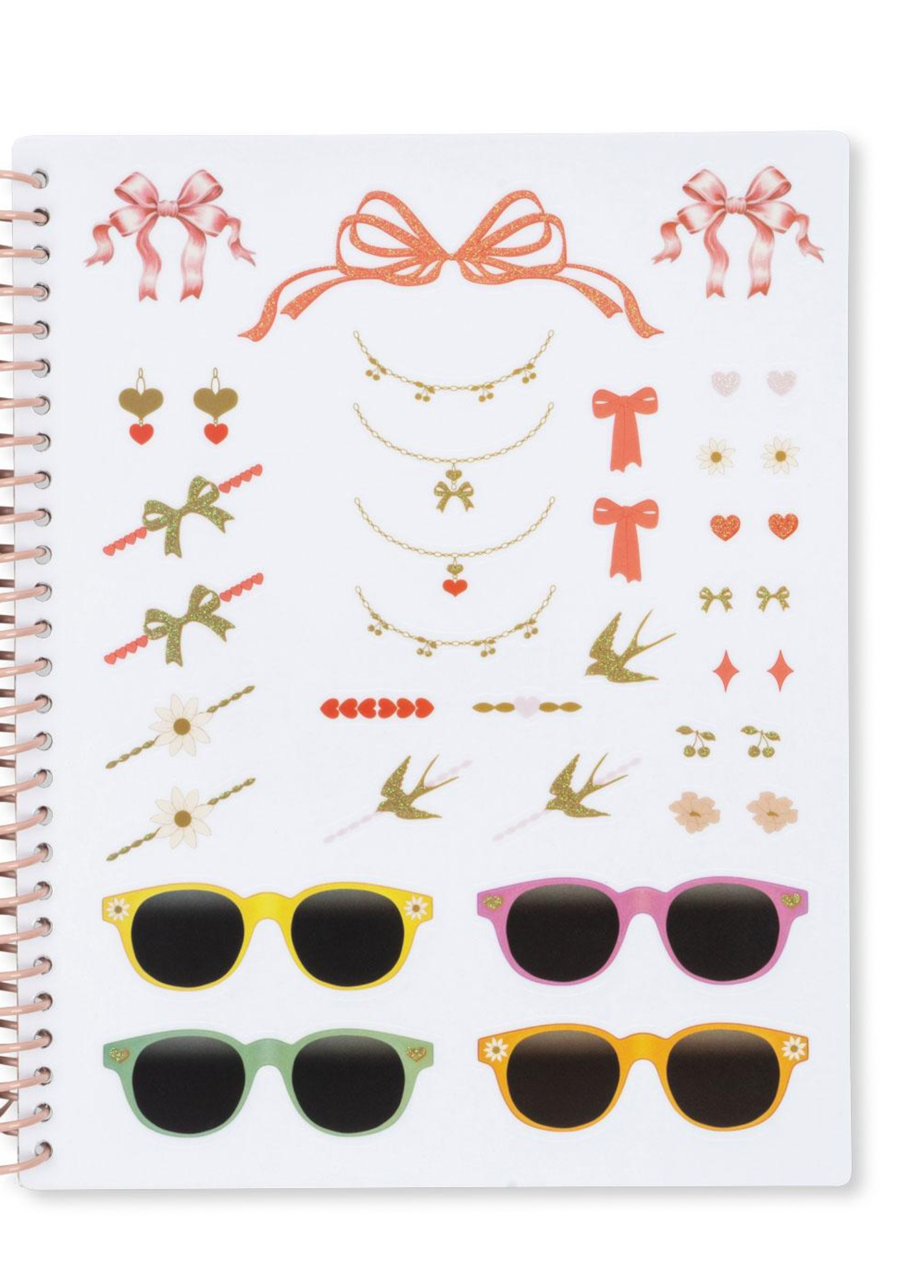 Konges Sløjd Glam Me Up Sticker Book FSC - Blush