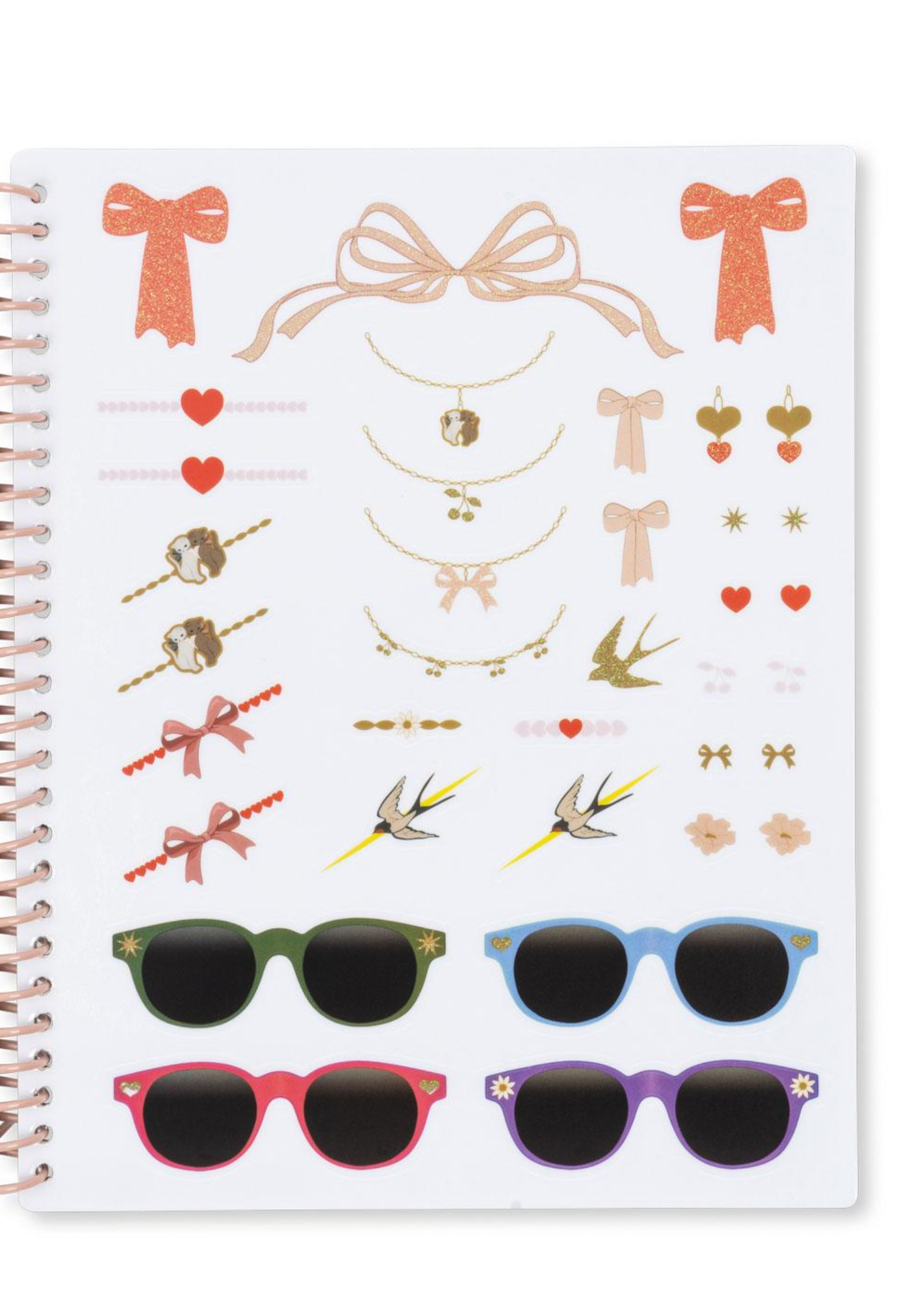 Konges Sløjd Glam Me Up Sticker Book FSC - Blush