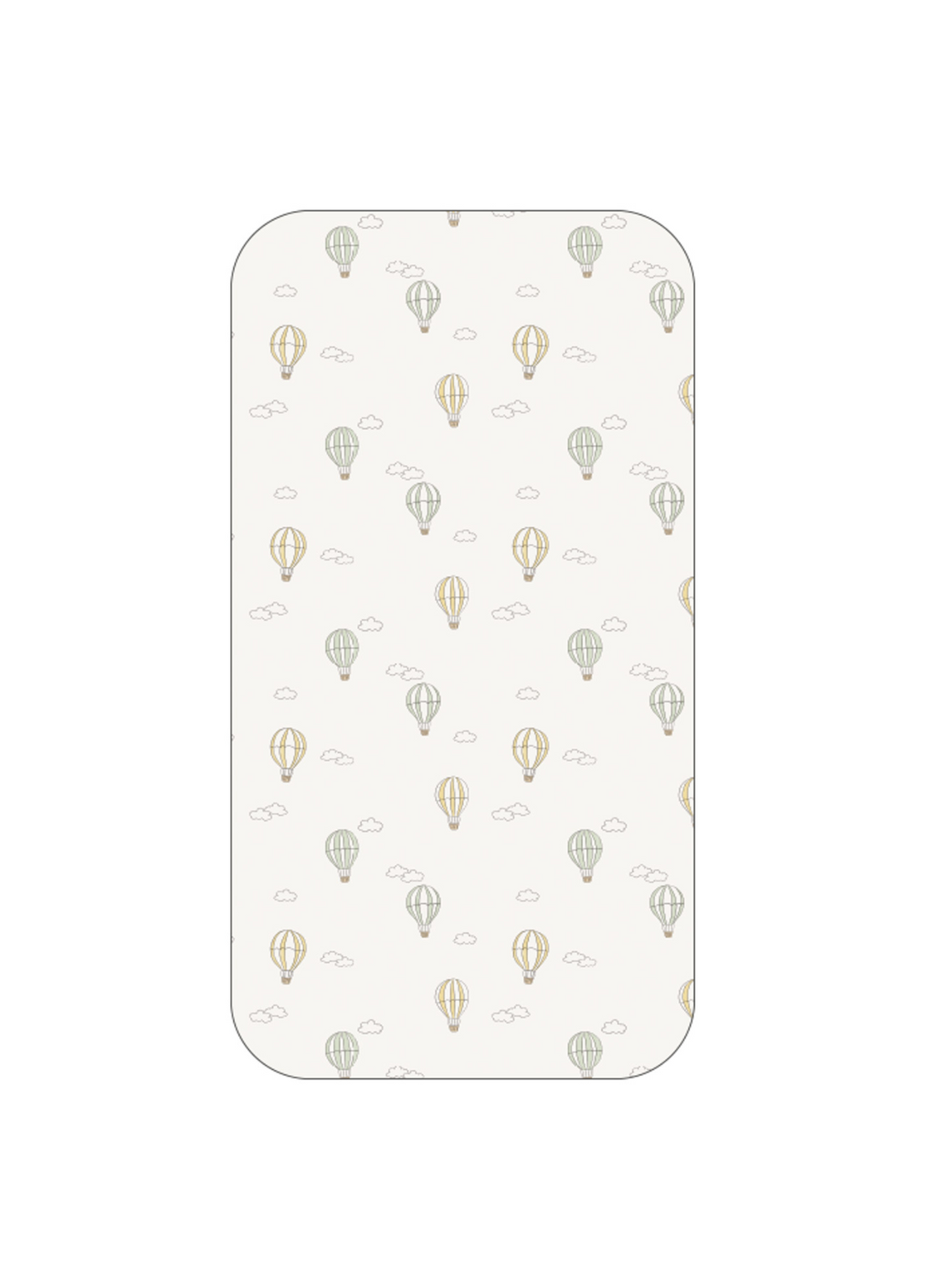 Quincy Mae Changing Pad Cover - Hot Air Balloons