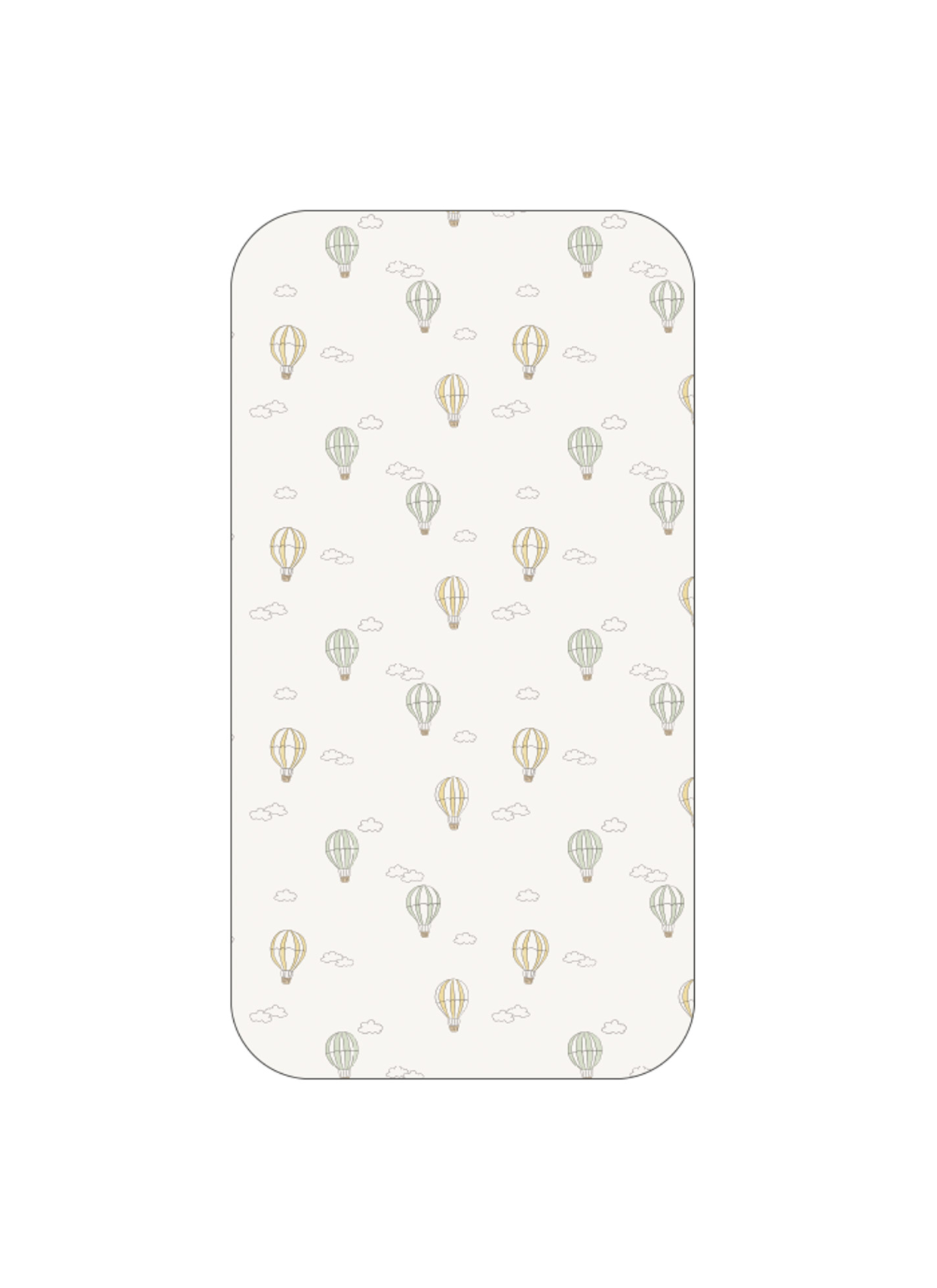 Quincy Mae Changing Pad Cover - Hot Air Balloons