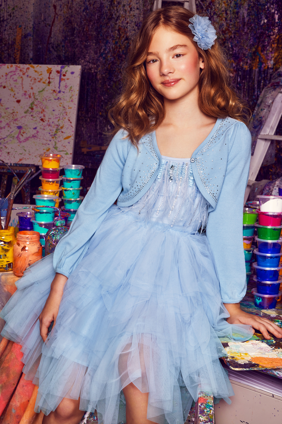 Tutu Du Monde Curator Tutu Dress - Blue Chill