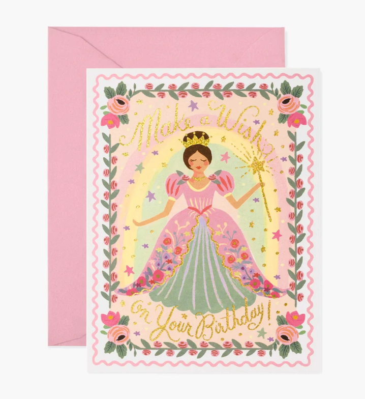 Rifle Paper Co. Princess Birthday Card