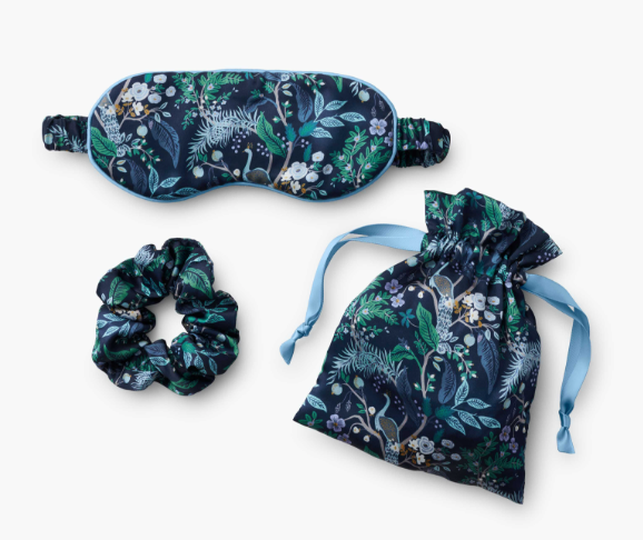 Rifle Paper Co. Peacock Sleep Travel Set