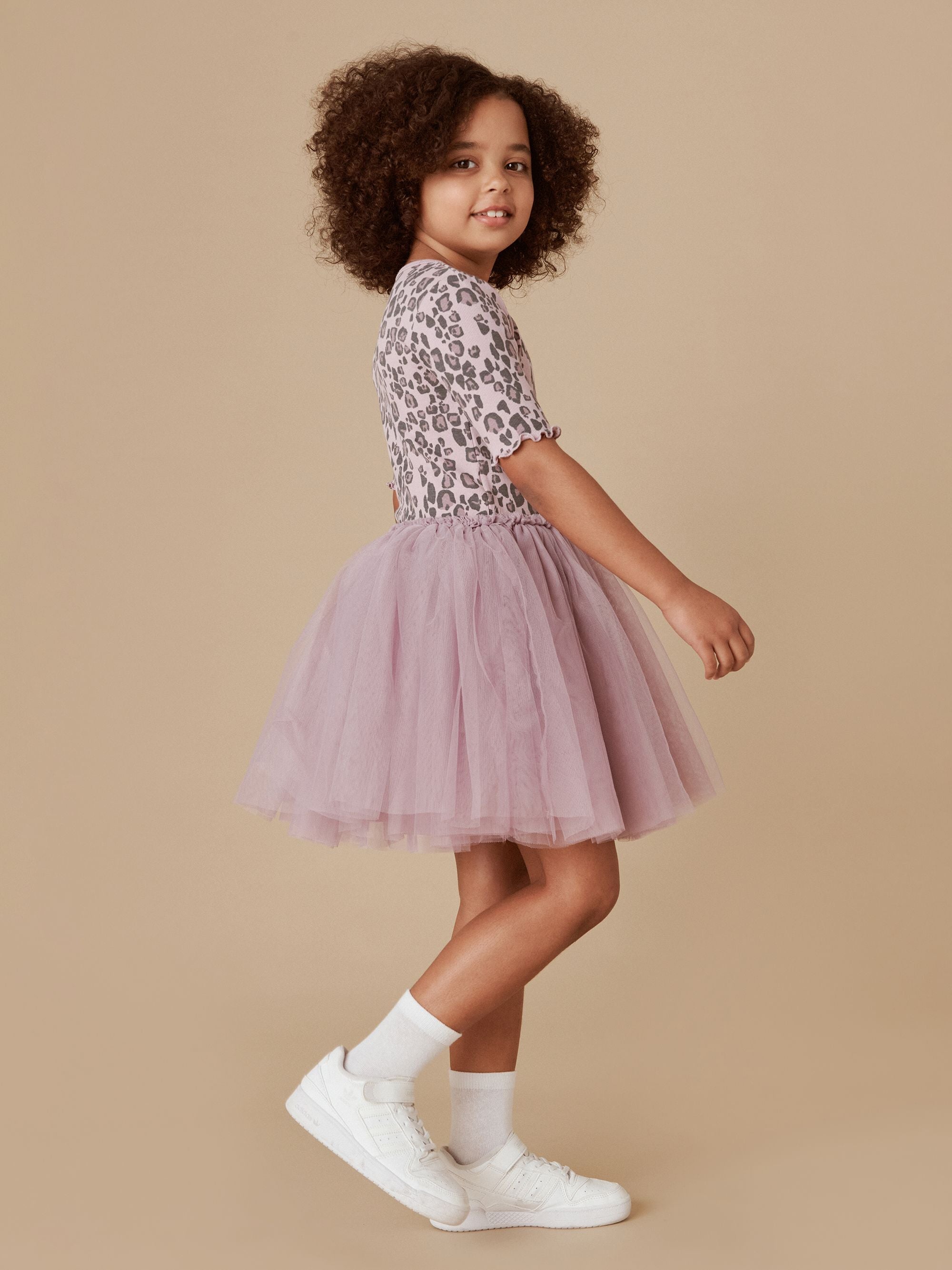 Huxbaby Rib Ballet Dress - Jaguar