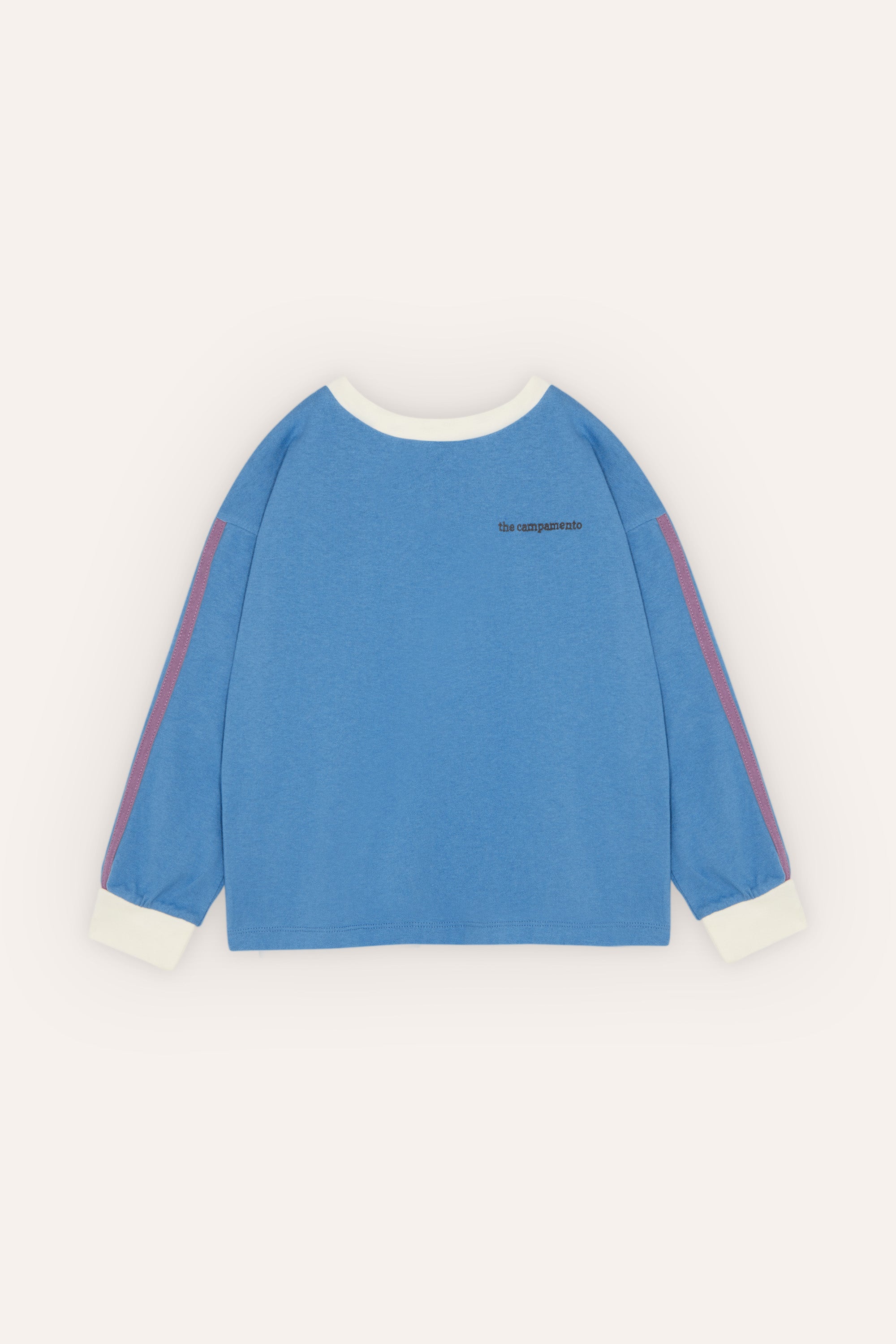 The Campamento Blue Long Sleeves Kids T-shirt - Blue