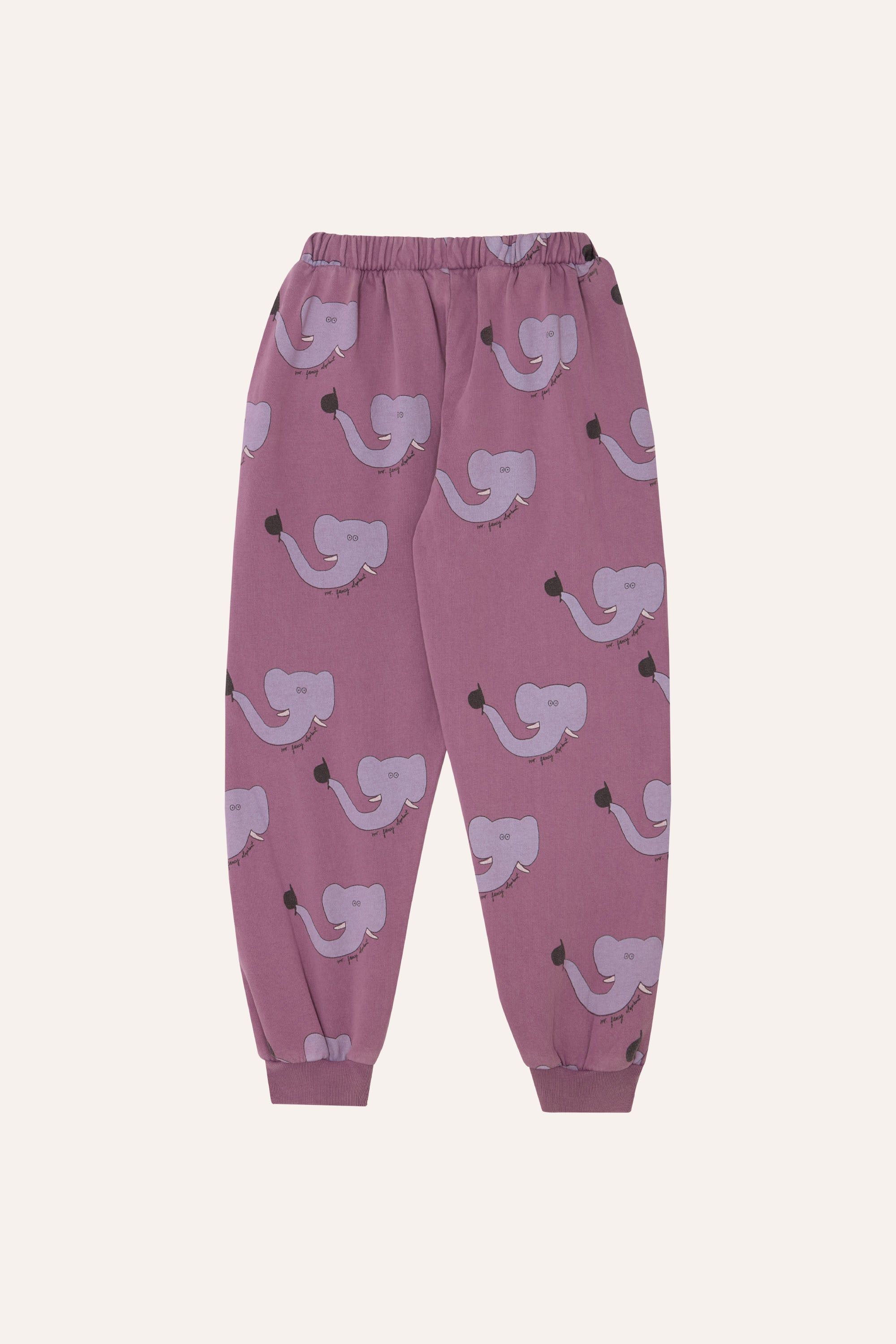 The Campamento Elephants Allover Jogging Trousers - Purple