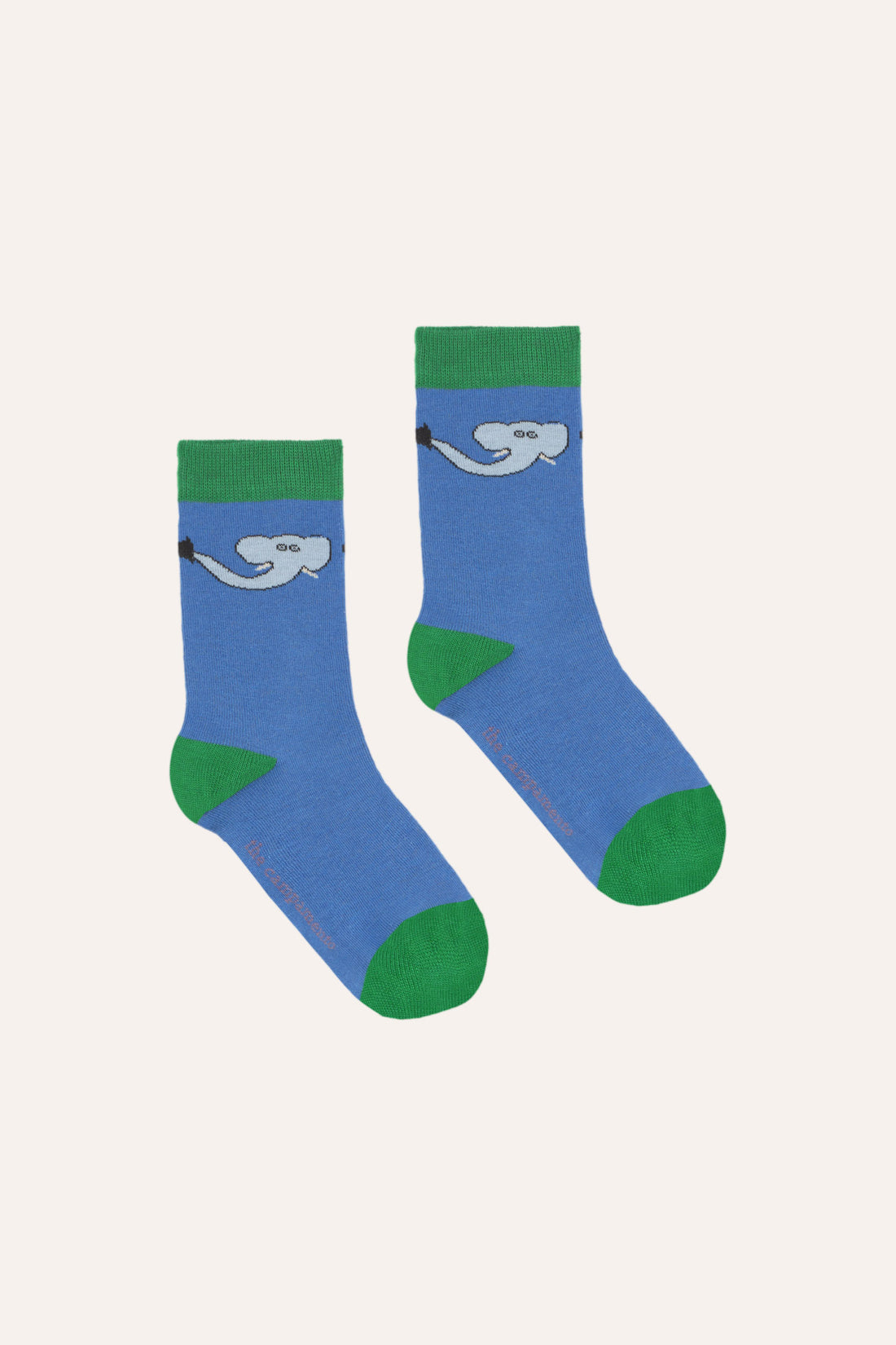 The Campamento Elephant Kids Socks - Blue