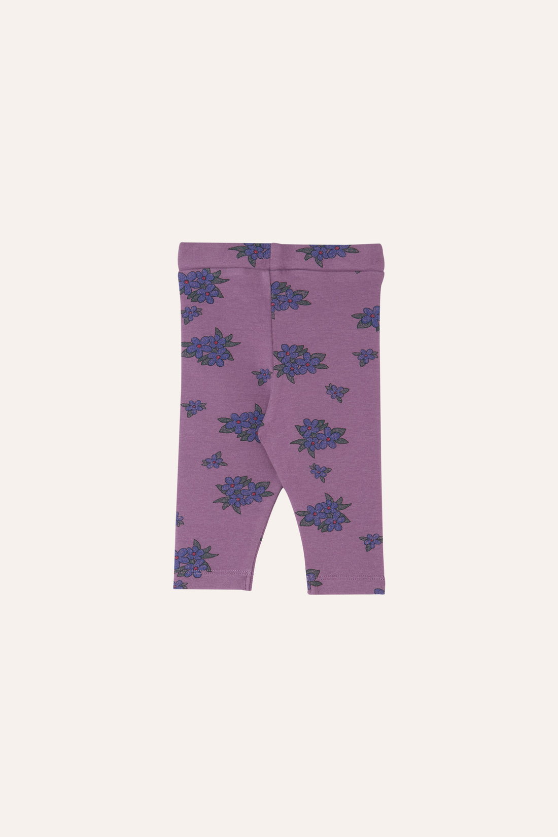 The Campamento Flowers Baby Leggings - Purple