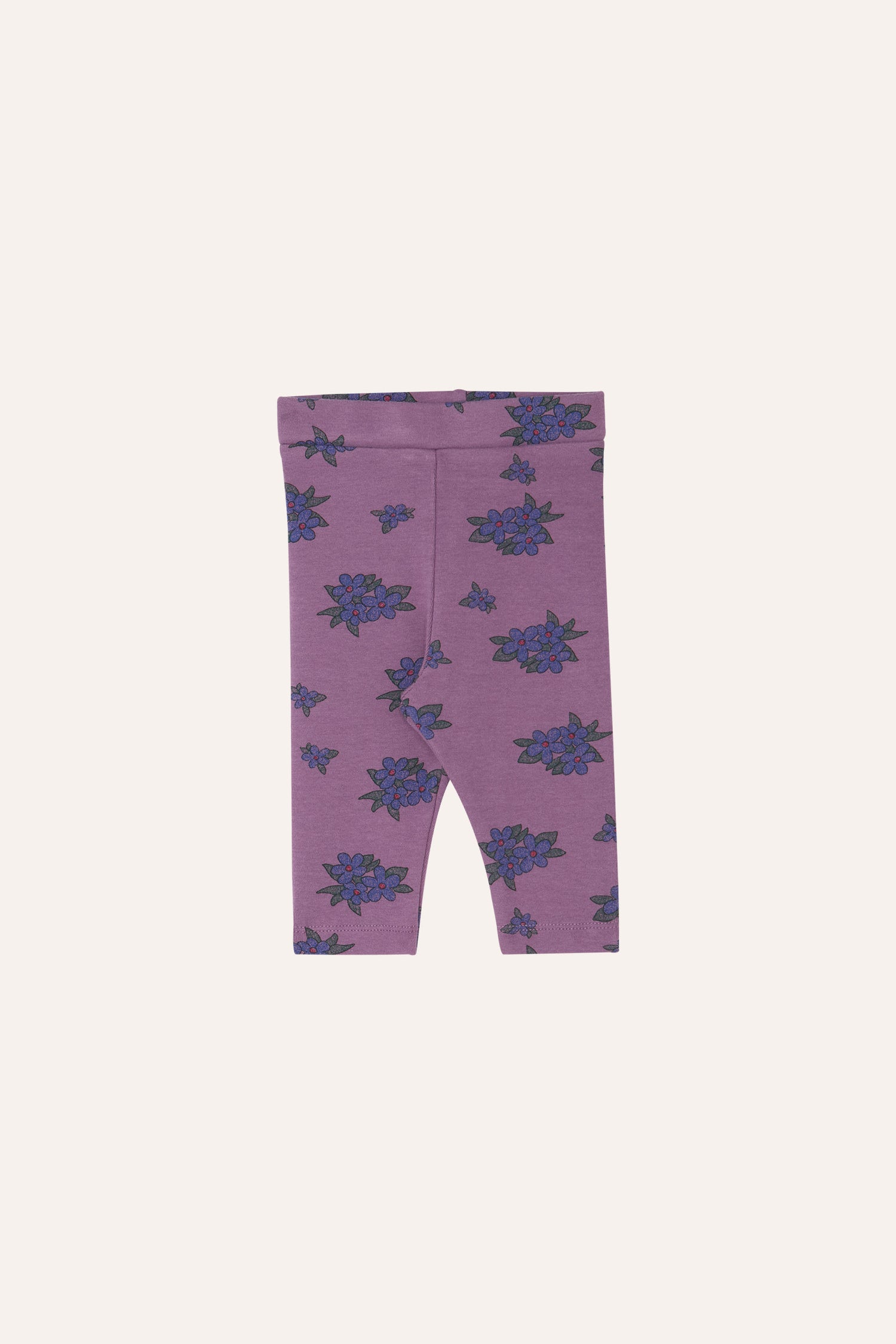 The Campamento Flowers Baby Leggings - Purple