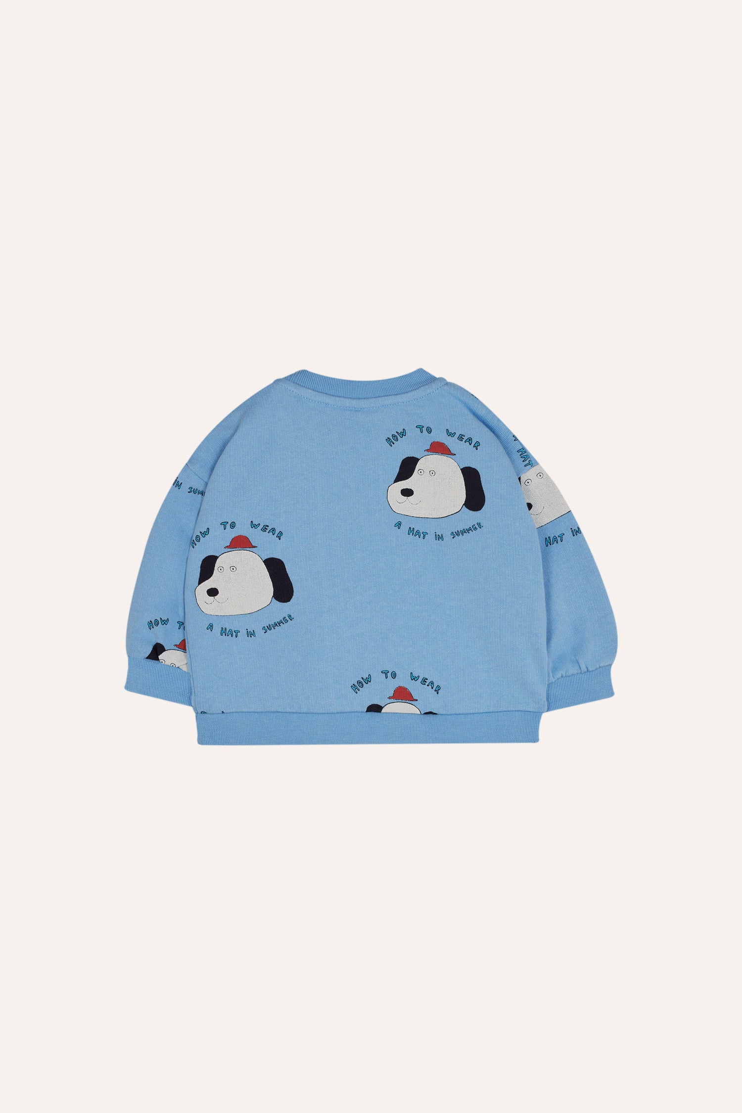 The Campamento Dogs Allover Baby Sweatshirt - Light Blue