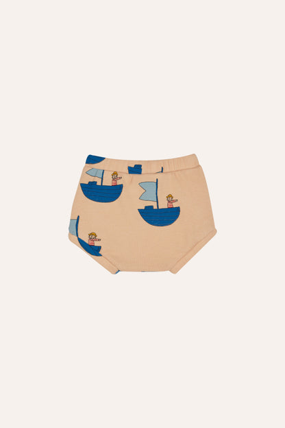 The Campamento Sailor Baby Bloomer - Peach