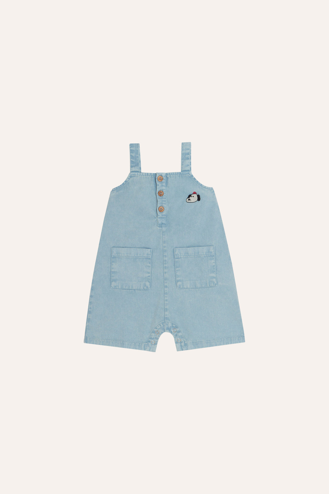 The Campamento Denim Baby Dungaree - Blue