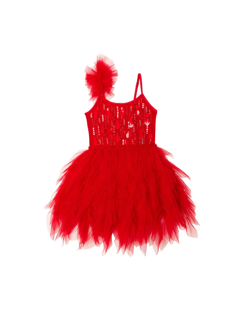 Tutu Du Monde Bebe Ruby Dazzle Tutu Dress - Pop Red