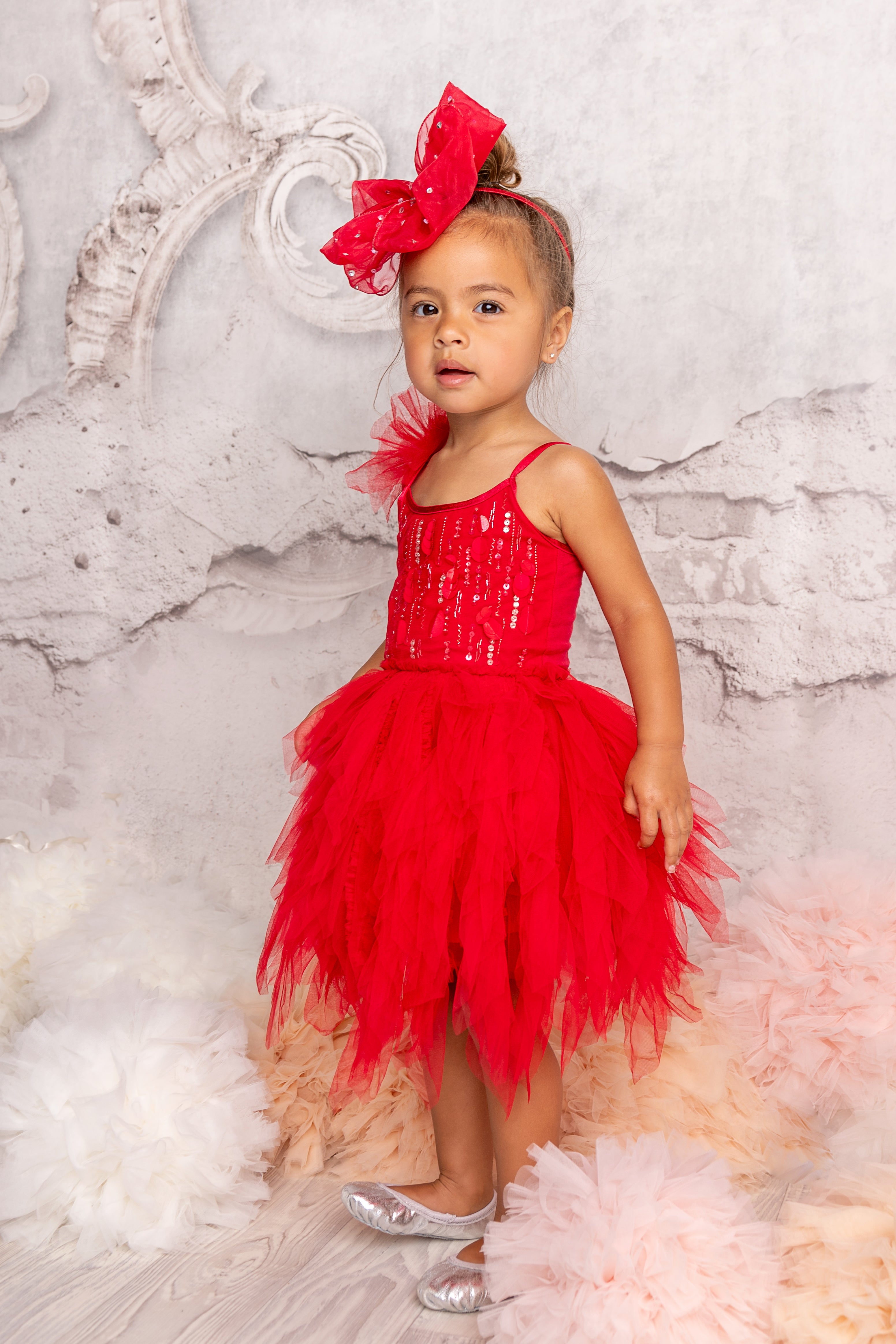 Tutu rouge bebe sale