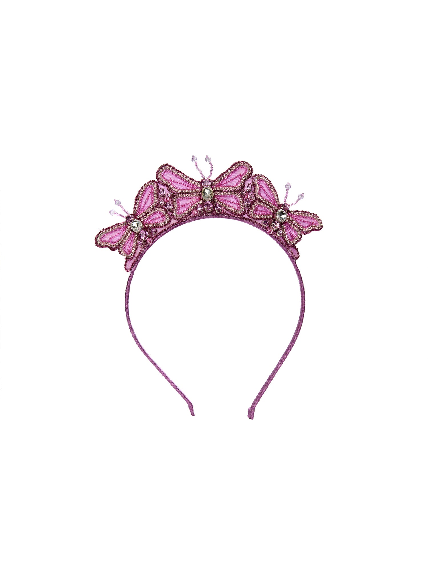 Tutu Du Monde Monarch Tiara - Fuschia Red Mix