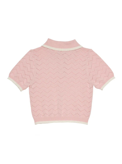 Tutu Du Monde Chelsea Knitted Top - Heavenly Pink