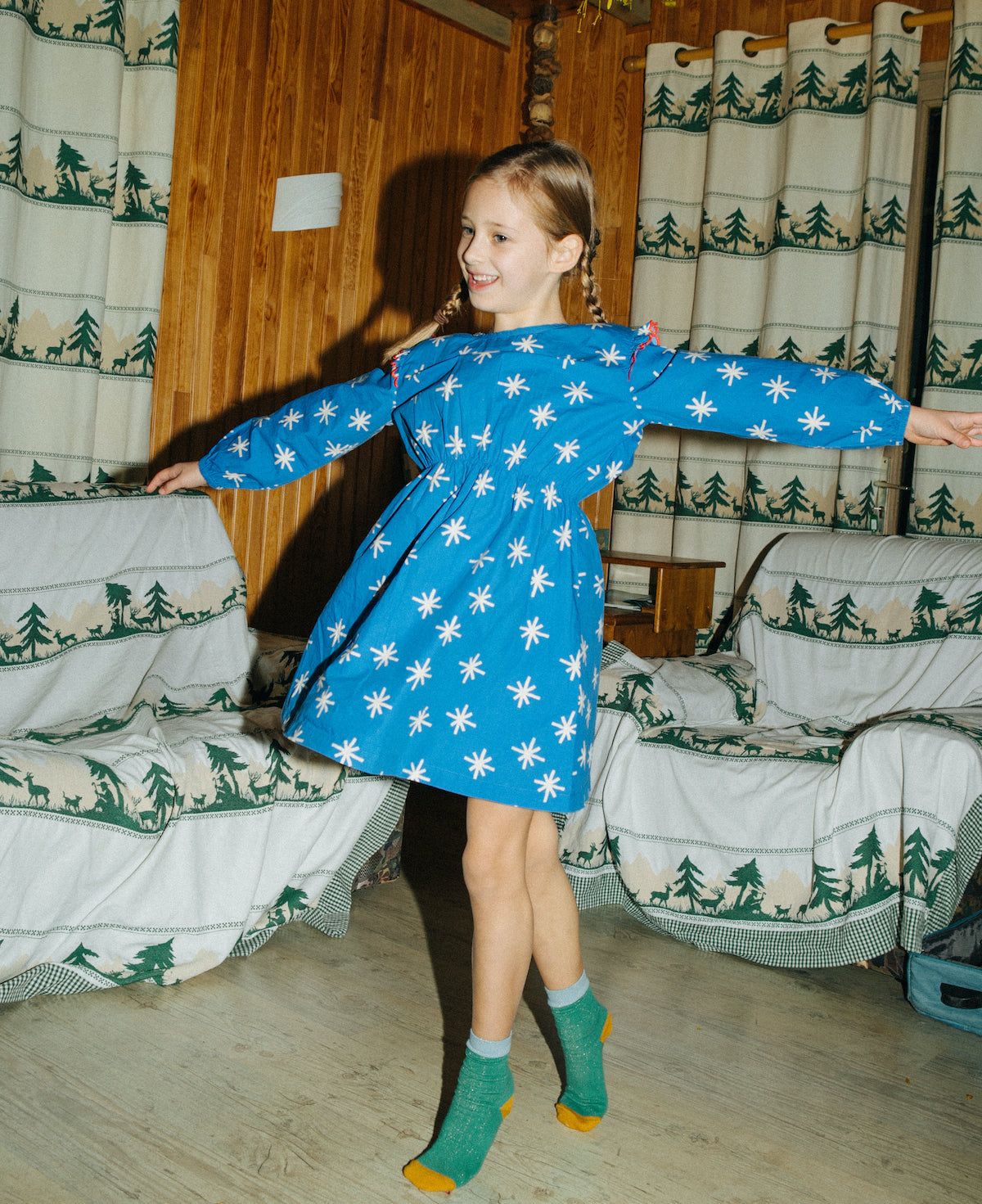 Tiny Cottons Snow Dress - Blue